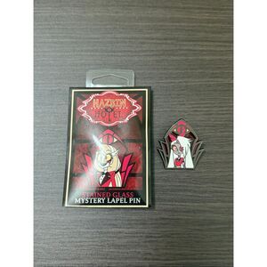 Hazbin Hotel Character Stained Glass Mystery Enamel Pin - Vaggie